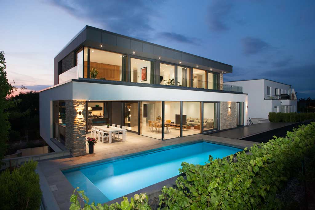 Individuell geplantes Einfamilienhaus