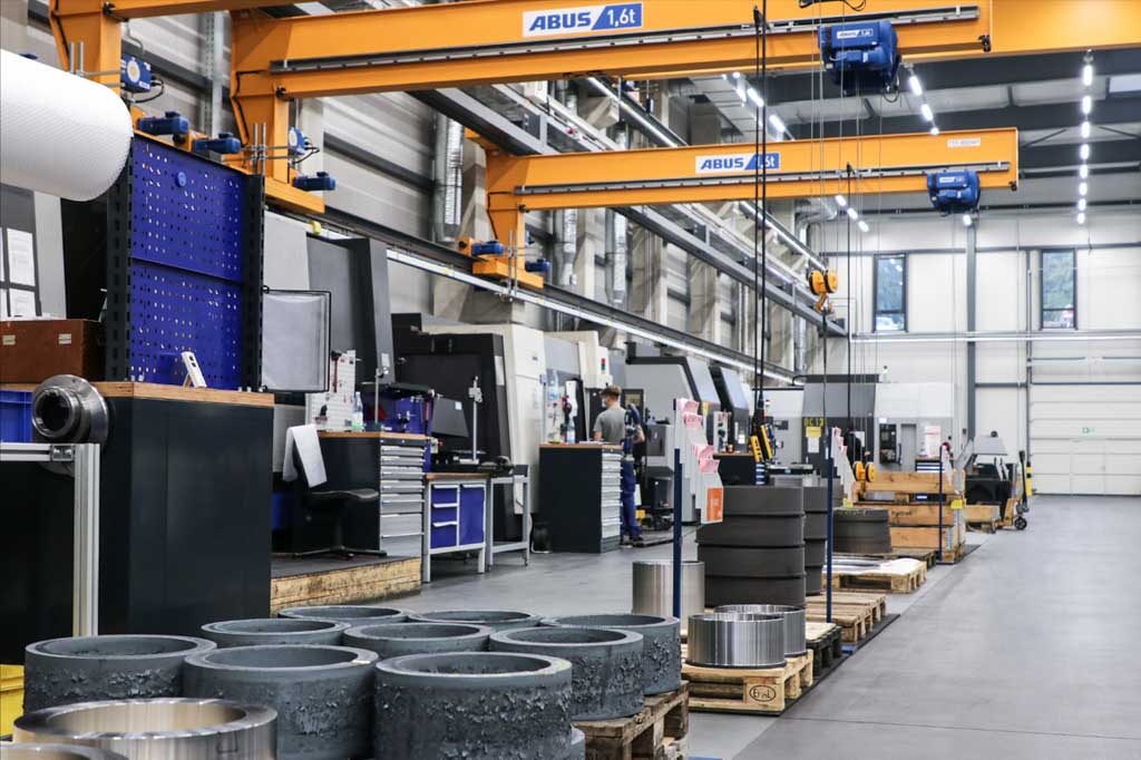 Industriehalle Edelstahl Rosswag