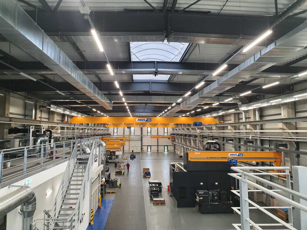 Industriehalle Edelstahl Rosswag