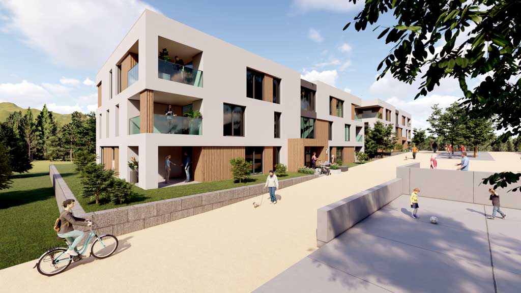 Architektur Wettbewerb Quartiersplatz