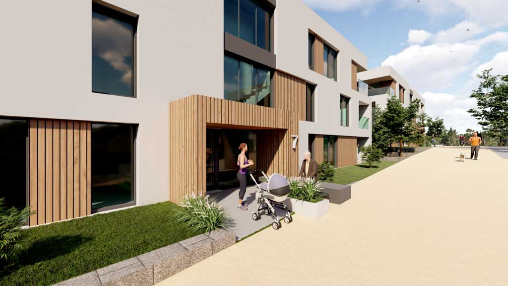 Architektur Wettbewerb Quartiersplatz